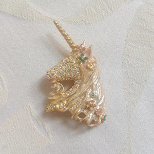 Kirks Folly Ophelia unicorn brooch